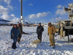 Job well done on a very cold day.