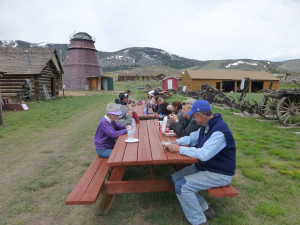 The students and the museum volunteers enjoyed a well deserved lunch